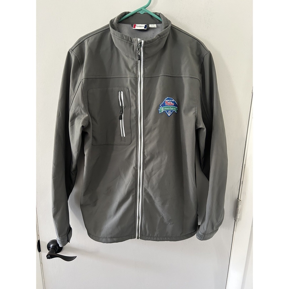 Philadelphia "Home Of The PHILLIES Citizens Bank Park" Gray  Employee Jacket- M